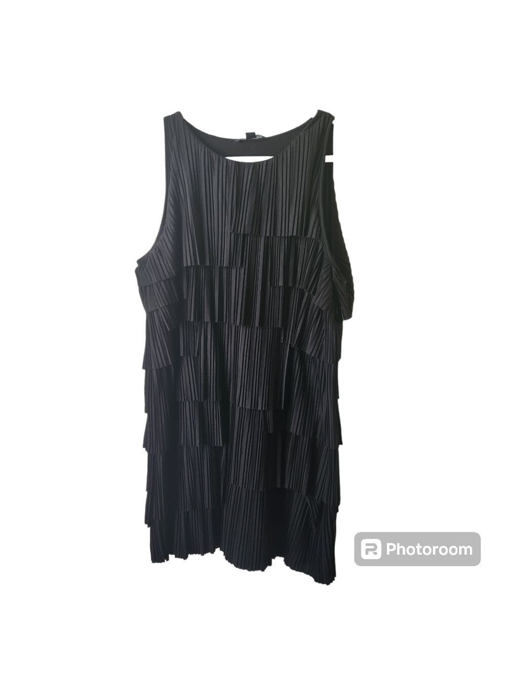 Banana Republic Womens Pleated Layered Flapper Style Tank Dress Size Sz.XL